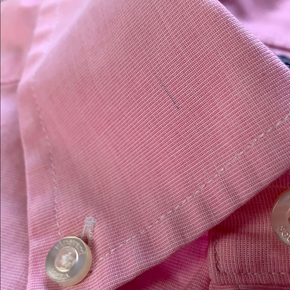 vineyard vines Pink Slim Fit Tucker Shirt (XS) - Picture 6 of 6